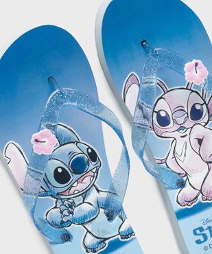 Tongs Stitch à brides pailletées femme - Disney vue3 - LILO & STITCH - GEMO