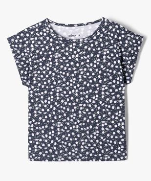 Tee-shirt à manches courtes coupe oversize fille vue1 - GEMO 4G FILLE - GEMO
