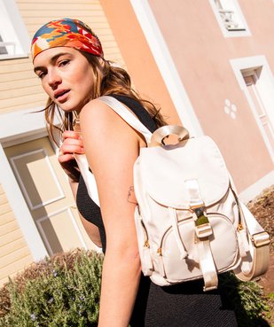 Sac à dos femme en matière déperlante  vue7 - GEMO (ACCESS) - GEMO