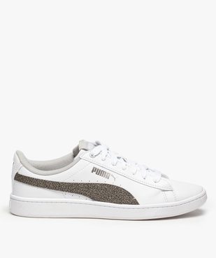 Baskets femme avec bandes pailletées sur les côtés vue1 - PUMA - GEMO