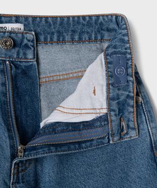 Jean baggy en coton garçon vue2 - GEMO 4G GARCON - GEMO