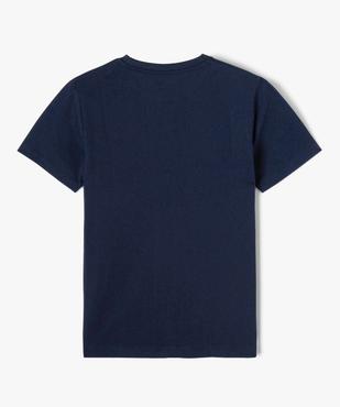Tee-shirt à manches courtes imprimé garçon vue4 - GEMO 4G GARCON - GEMO