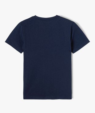 Tee-shirt à manches courtes imprimé garçon vue4 - GEMO 4G GARCON - GEMO