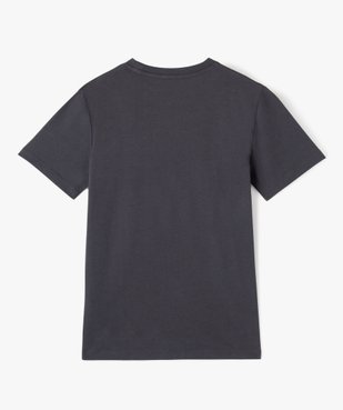 Tee-shirt à manches courtes avec inscription garçon vue4 - GEMO (JUNIOR) - GEMO