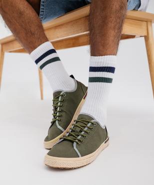 Tennis en toile et semelle corde homme - Urban Steps vue1 - URBAN STEPS GEMO FOR GOOD - GEMO