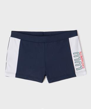 Shorty de bain avec bandes contrastantes garçon - LuluCastagnette vue1 - LULUCASTAGNETTE - GEMO