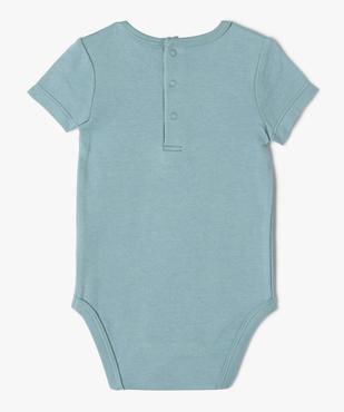 Bodies à manches courtes bébé garçon (lot de 2) - LuluCastagnette vue4 - LULUCASTAGNETTE - GEMO