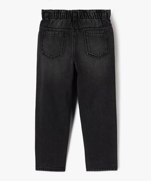 Jean slouchy à taille haute ajustable fille vue3 - GEMO (ENFANT) - GEMO