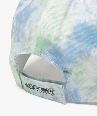 Casquette bicolore avec motif streetwear garçon vue3 - GEMO 4G GARCON - GEMO