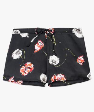 Short satiné motifs floraux vue4 - GEMO(HOMWR FEM) - GEMO