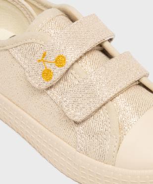 Baskets fille en toile à paillettes avec double scratch vue14 - LOVELY WINGS GEMO FOR GOOD - GEMO