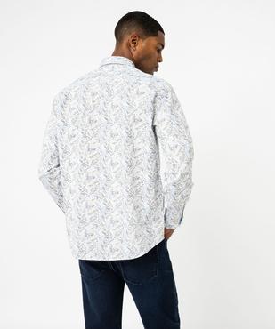 Chemise manches longues imprimée homme vue3 - GEMO (HOMME) - GEMO