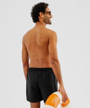 Short de bain homme uni vue3 - GEMO 4G HOMME - GEMO