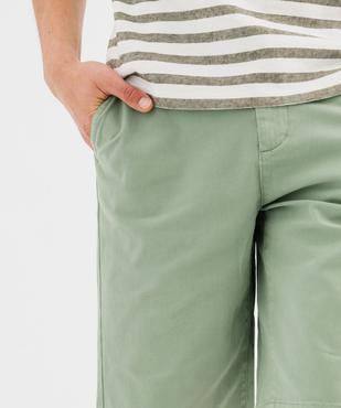 Bermuda en coton stretch coupe regular homme vue2 - GEMO 4G HOMME - GEMO