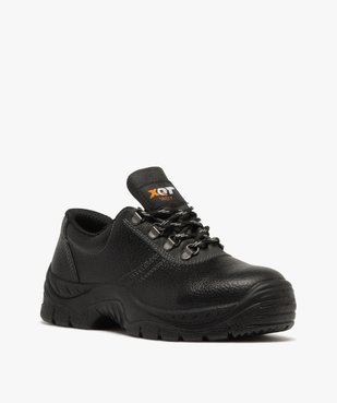 Chaussures de sécurité femme low-cut dessus en cuir grainé uni  vue2 - GEMO (EQUIPT) - GEMO
