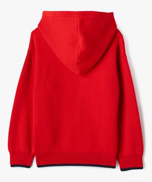 Pull à capuche en coton garçon - LuluCastagnette vue4 - LULUCASTAGNETTE - GEMO