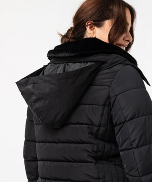 Manteau femme grande taille matelassé avec col doublé vue4 - GEMO (G TAILLE) - GEMO