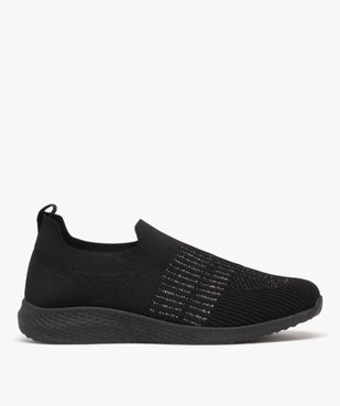 Baskets femme slip-on en mesh ajouré et à paillettes vue1 - GEMO (SPORTSWR) - GEMO