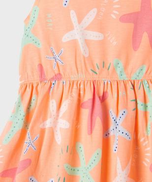 Robe sans manches à motifs fleuris fille vue2 - GEMO (ENFANT) - GEMO