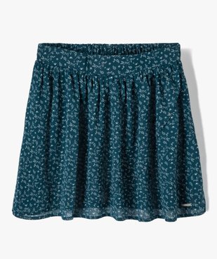 Jupe fille courte forme portefeuille à motifs - LuluCastagnette vue1 - LULUCASTAGNETTE - GEMO