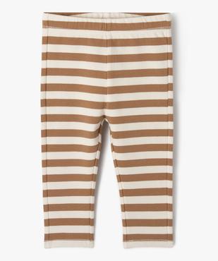 Legging en molleton imprimé bébé garçon vue1 - GEMO(BEBE DEBT) - GEMO