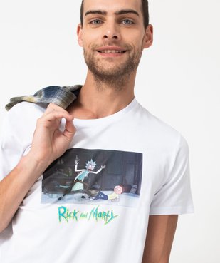 Tee-shirt manches courtes à motif homme - Rick & Morty vue4 - RICK ET MORTY - GEMO
