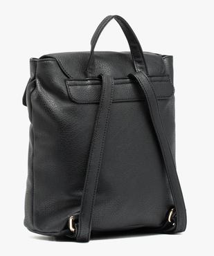 Sac à main porté dos zippé détails dorés vue2 - GEMO (ACCESS) - GEMO