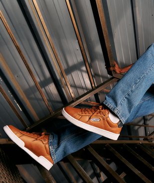Tennis basses à lacets homme - Lee Cooper vue7 - LEE COOPER - GEMO