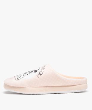 Chaussons femme mules plates Minnie - Disney vue3 - MINNIE - GEMO