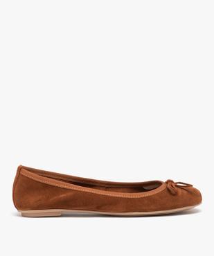 Ballerines plate dessus en cuir femme - Tanéo vue2 - TANEO - GEMO