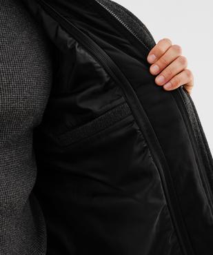 Manteau droit à double col amovible homme vue4 - GEMO (HOMME) - GEMO