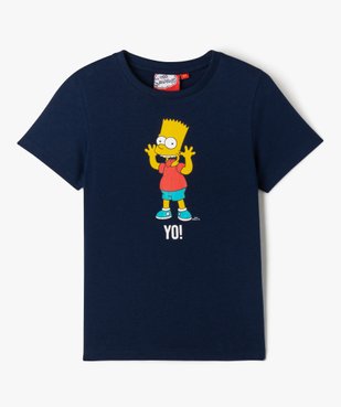 Tee-shirt manches courtes imprimé Bart garçon - The Simpsons vue1 - SIMPSONS - GEMO