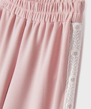 Pantalon de jogging fluide fille vue2 - GEMO (ENFANT) - GEMO