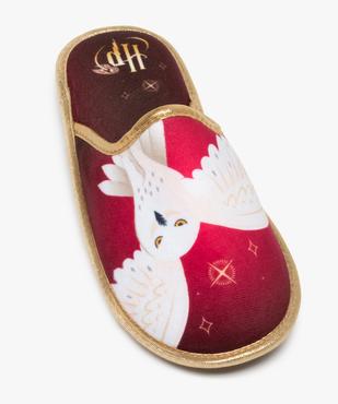 Chaussons femme mules en velours imprimé – Harry Potter vue5 - HARRY POTTER - GEMO