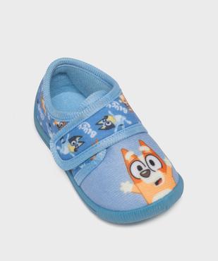 Chaussons fermeture scratch bébé avec motif Bluey - Ludo Studio vue5 - BLUEY - GEMO