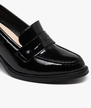 Mocassins vernis à talon femme vue7 - FOLLOW ME - GEMO