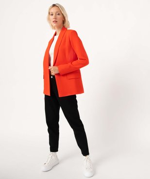 Veste de tailleur femme fermeture un bouton vue5 - GEMO(FEMME PAP) - GEMO