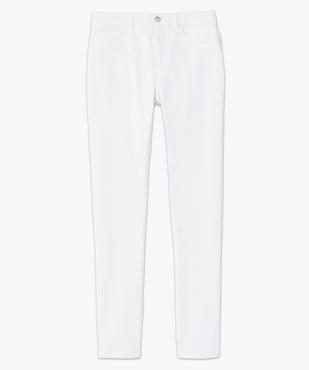 Pantalon femme en toile denim coupe Slim vue4 - GEMO 4G FEMME - GEMO