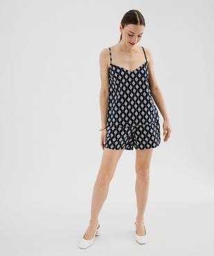 Short ample imprimé en viscose fluide femme vue4 - GEMO 4G FEMME - GEMO