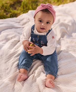 Ensemble 2 pièces salopette et body bébé fille - LuluCastagnette vue5 - LULUCASTAGNETTE - GEMO