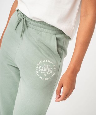 Jogging large en molleton doux imprimé femme - Camps United vue2 - CAMPS - GEMO