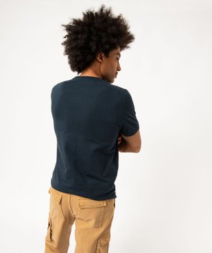 Tee-shirt homme à manches courtes avec imprimé rétro vue3 - GEMO (HOMME) - GEMO
