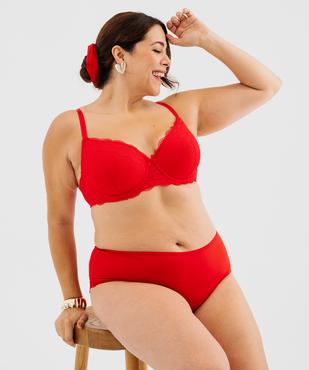 Soutien-gorge grande taille à armatures et coques fines  vue13 - GEMO(HOMWR FEM) - GEMO