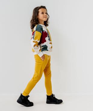Pantalon de jogging avec intérieur molletonné garçon vue6 - GEMO (ENFANT) - GEMO
