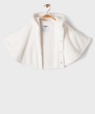 Cape à capuche - adapté au cosy - chaude et douillette bébé vue2 - GEMO(BB COUCHE) - GEMO