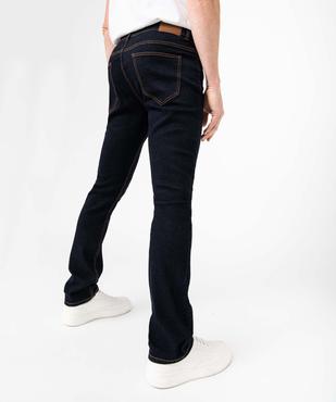 Jean homme straight en coton stretch vue3 - GEMO (HOMME) - GEMO