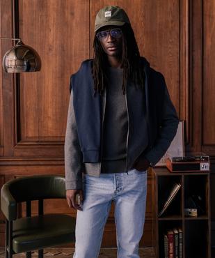 Blouson col chemise zippé homme vue5 - GEMO (HOMME) - GEMO
