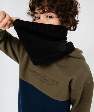 Snood avec doublure polaire garçon vue1 - GEMO 4G GARCON - GEMO