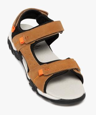 Sandales sport à 3 brides scratch garçon vue5 - BUGGY - GEMO