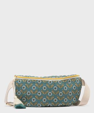 Sac banane en coton matelassé avec motifs fleuris femme vue1 - GEMO (ACCESS) - GEMO